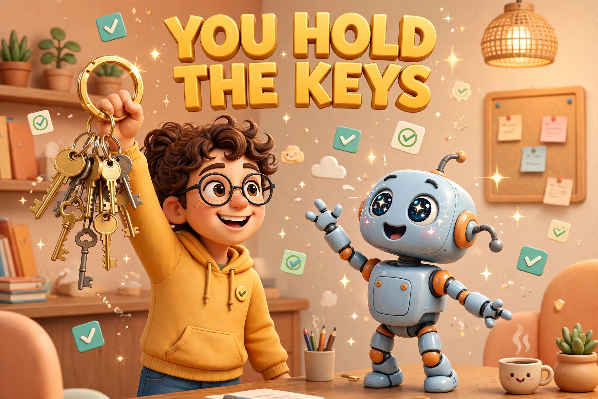 YOU HOLD THE KEYS